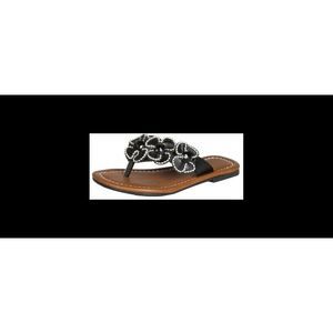 Max Footwear Vanilla Jr Black ChildG sandals 12 NEW